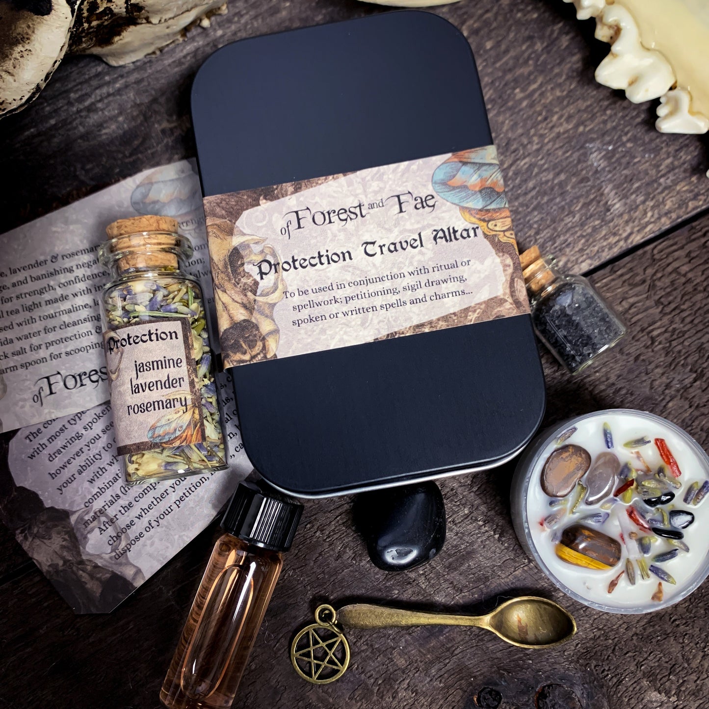 The Aethereal Ward — Portable Protection Travel Altar