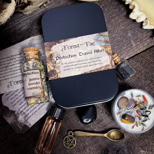 The Aethereal Ward — Portable Protection Travel Altar